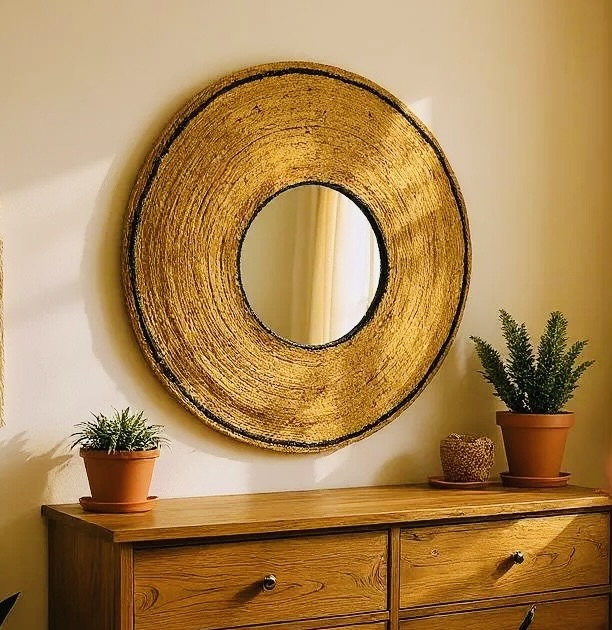 molemo round mirror